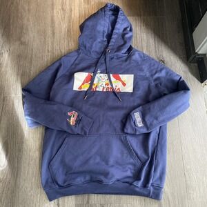 St. Louis Cardinals Hoodie Men's Small Blue Pullover Sweatshirt MLB Baseball